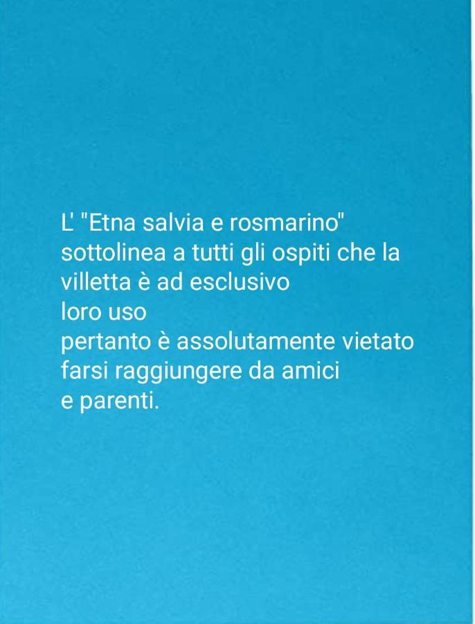Etna, Salvia E Rosmarino Villa Maletto Luaran gambar